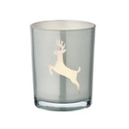 Lanterne Loki gauche (hauteur 13 cm) en gris EDZARD-SHOP.com