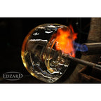 Lanterne Zeus avec bord platine, verre foncé EDZARD-SHOP.com