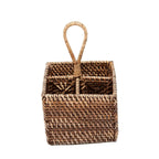 Le Caddy à Couverts en Rotin N°4 - Marron Naturel Bazar Bizar Living