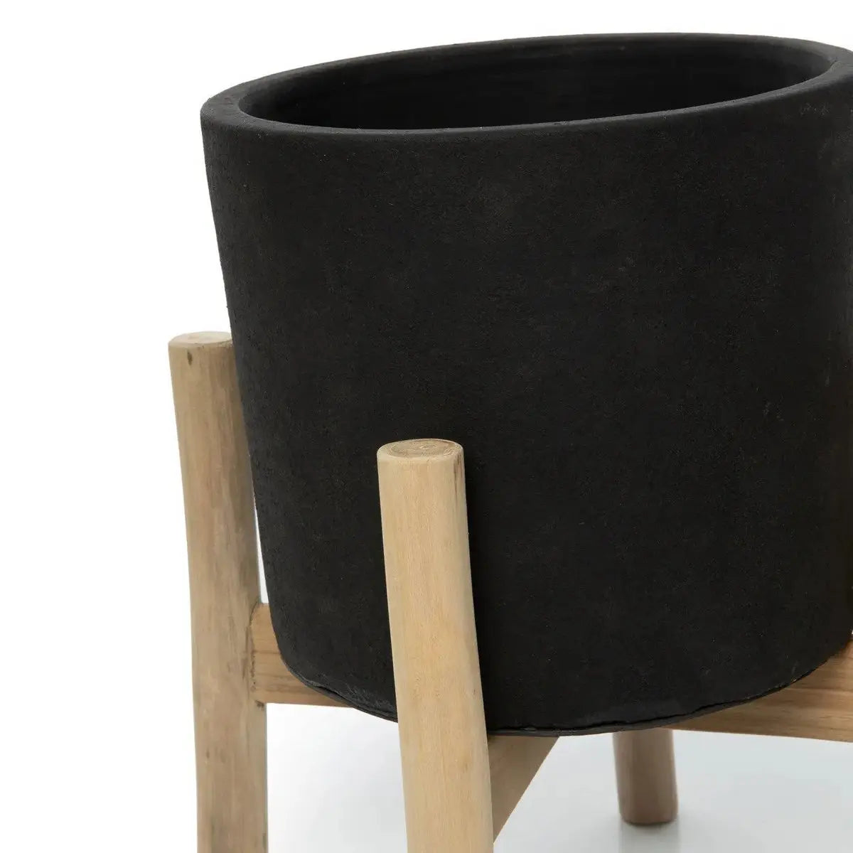 Le Charcoal Low - Noir Naturel - S Bazar Bizar Living