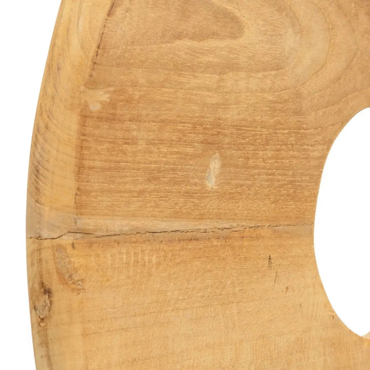 Le Disque en Teck sur Pied - L Bazar Bizar Living