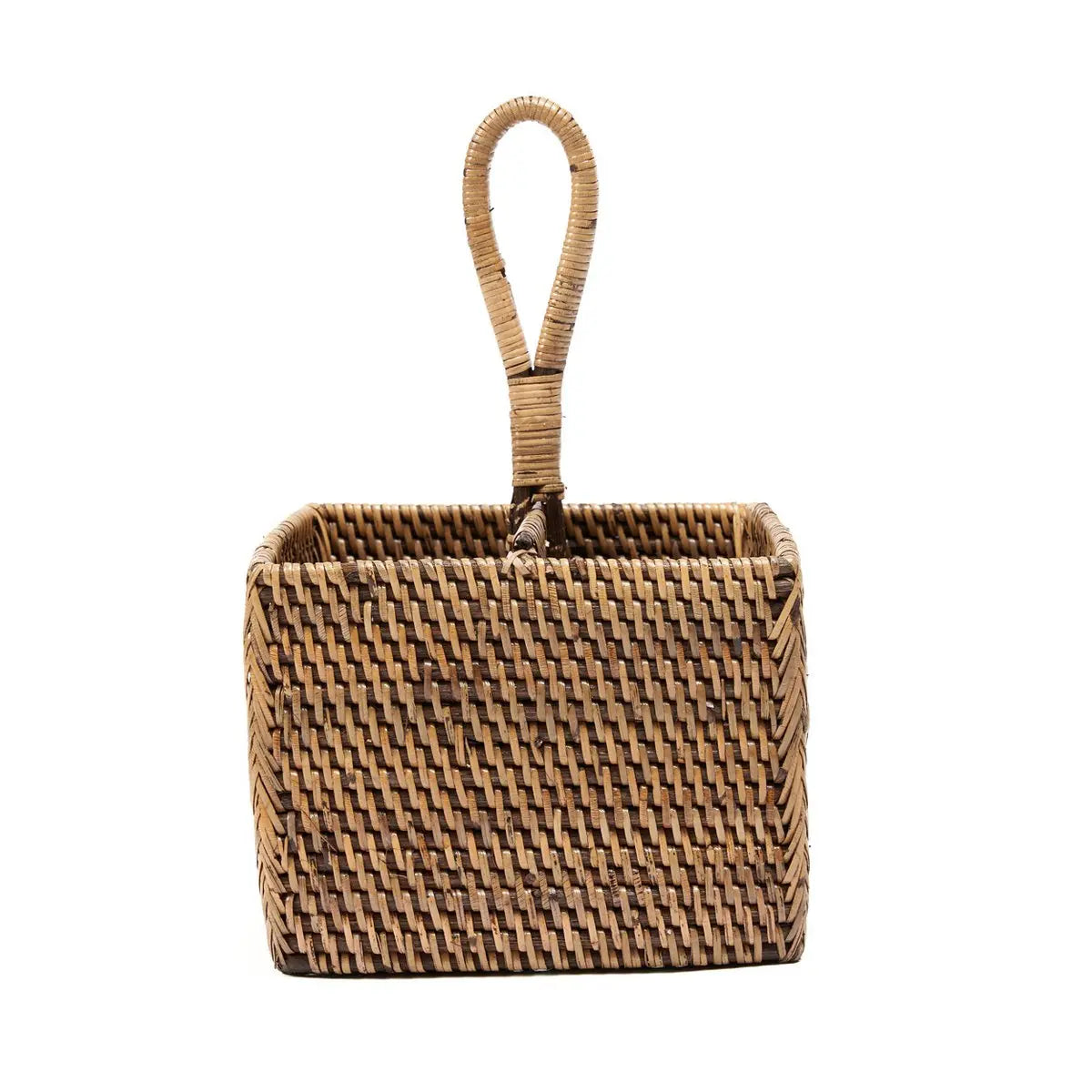 Le Range-Couverts en Rotin N°2 - Marron Naturel Bazar Bizar Living