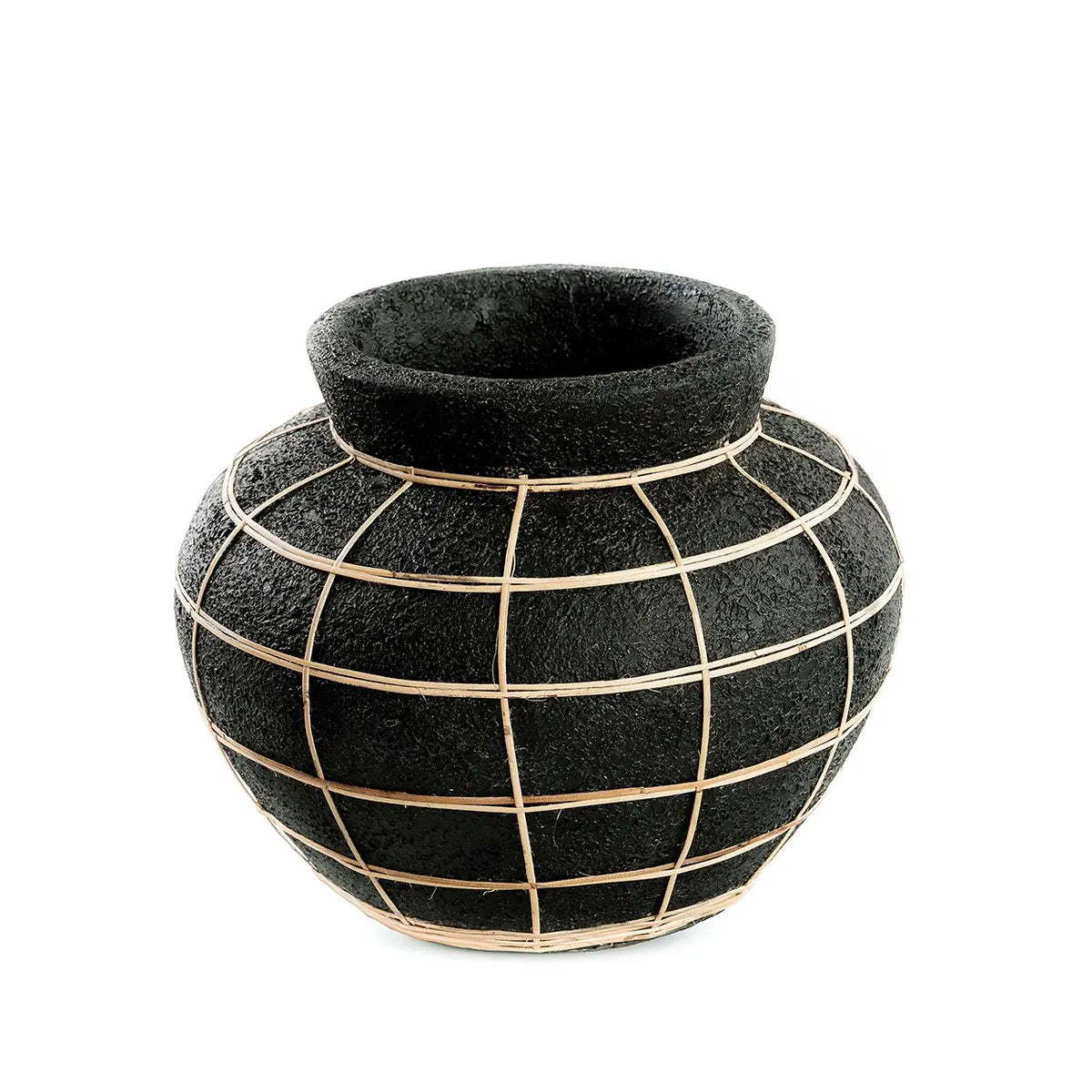 Le Vase Belly - Noir Naturel - M Bazar Bizar Living