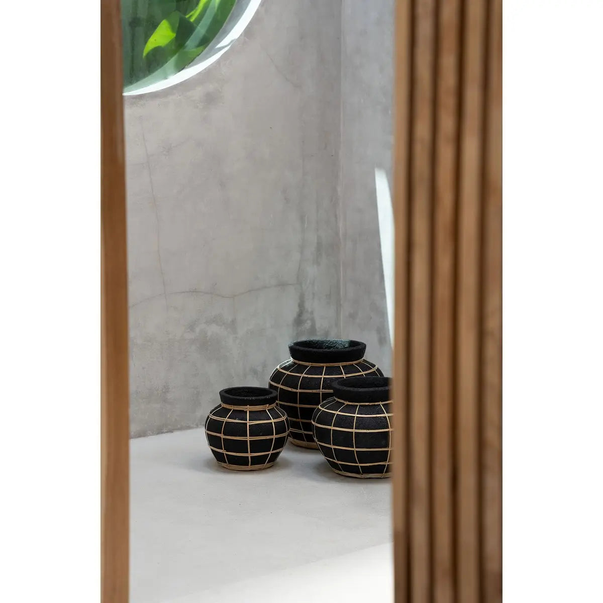 Le Vase Belly - Noir Naturel - M Bazar Bizar Living