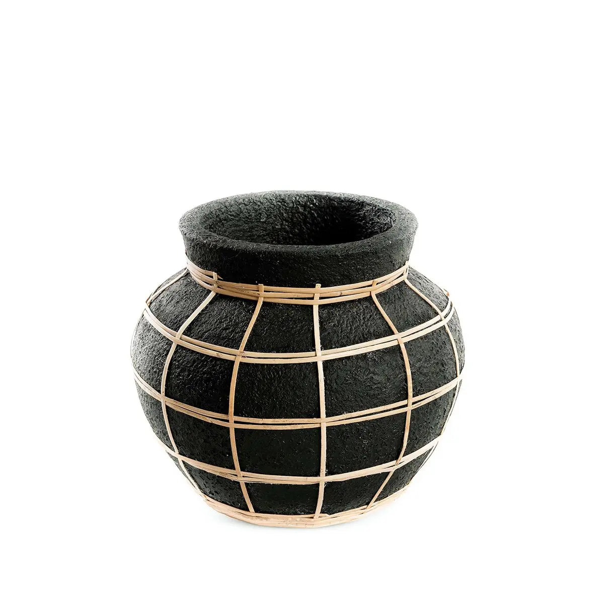 Le Vase Belly - Noir Naturel - S Bazar Bizar Living