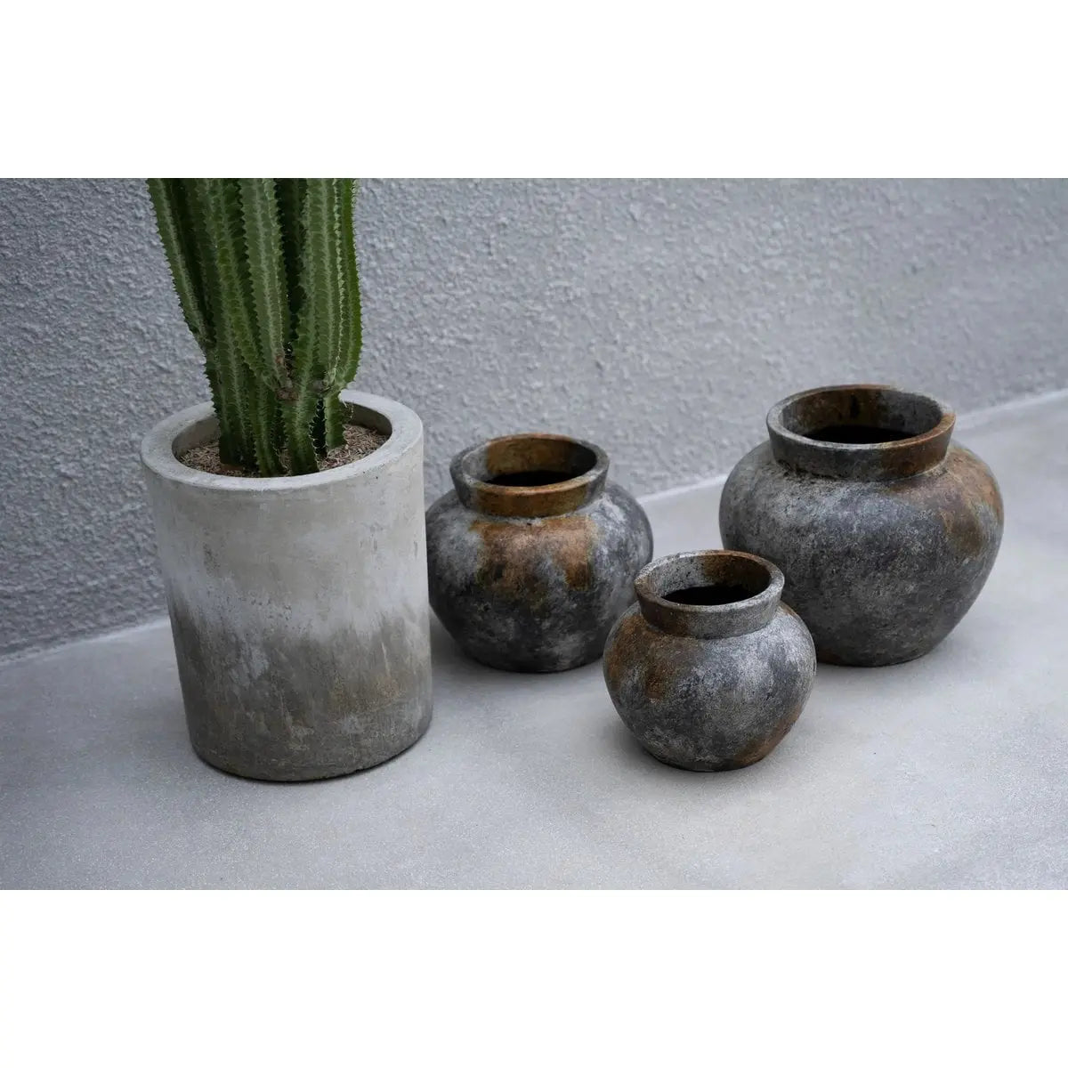 Le Vase Funky - Gris Antique - M Bazar Bizar Living