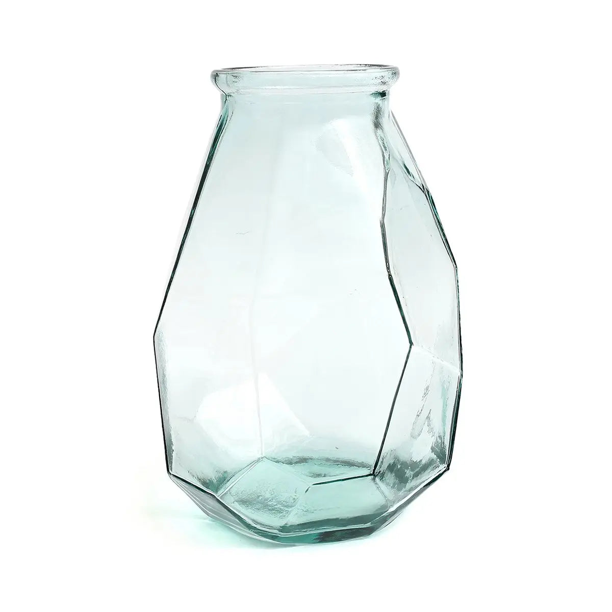 Le Vase Long Origami - Bleu Bazar Bizar Living