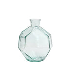 Le Vase Rond Origami - Bleu Bazar Bizar Living
