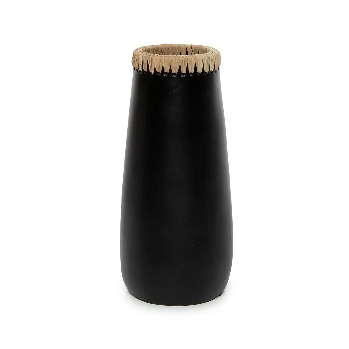 Le Vase Sneaky - Noir Naturel - L Bazar Bizar Living