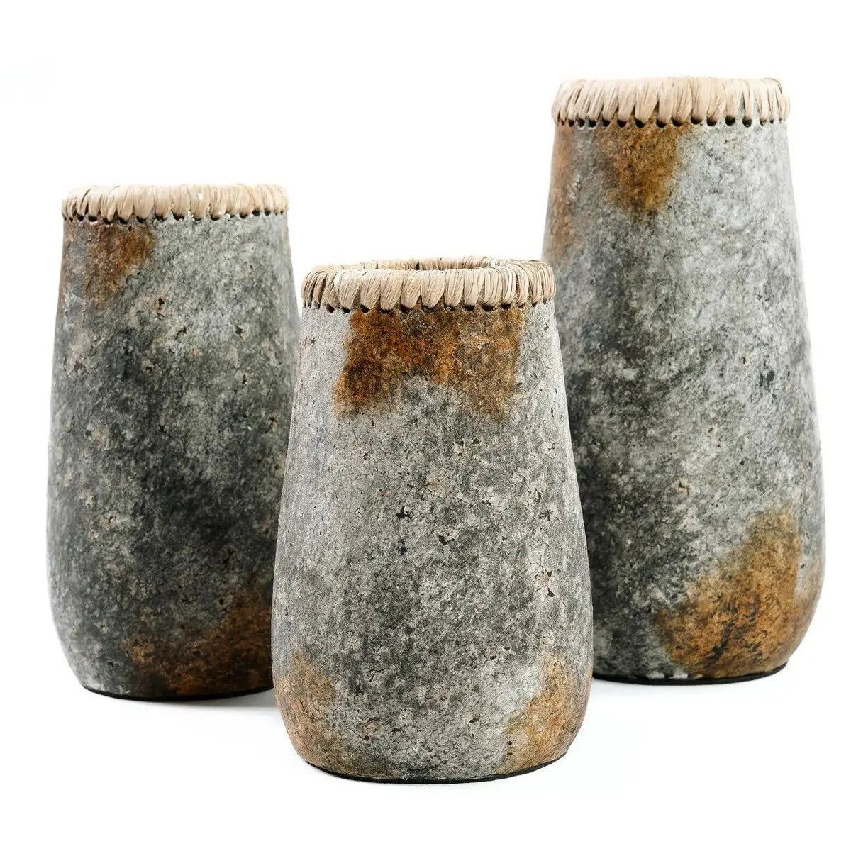 Le Vase Sournois - Gris Antique - L Bazar Bizar Living