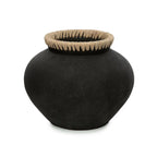 Le Vase Styly - Noir Naturel - L Bazar Bizar Living