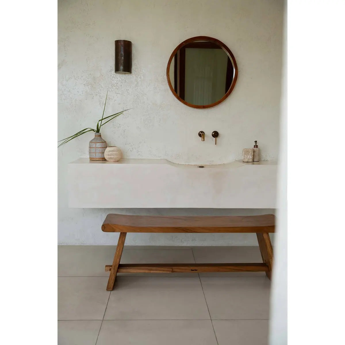 Le Vase Whoopy - Béton Naturel - L Bazar Bizar Living