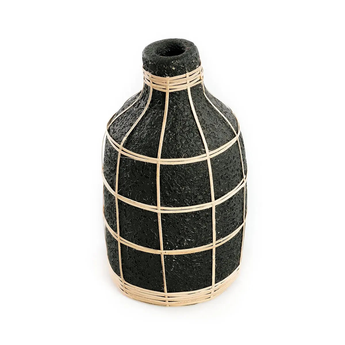 Le Vase Whoopy - Noir Naturel - L Bazar Bizar Living