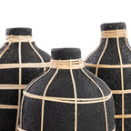 Le Vase Whoopy - Noir Naturel - L Bazar Bizar Living