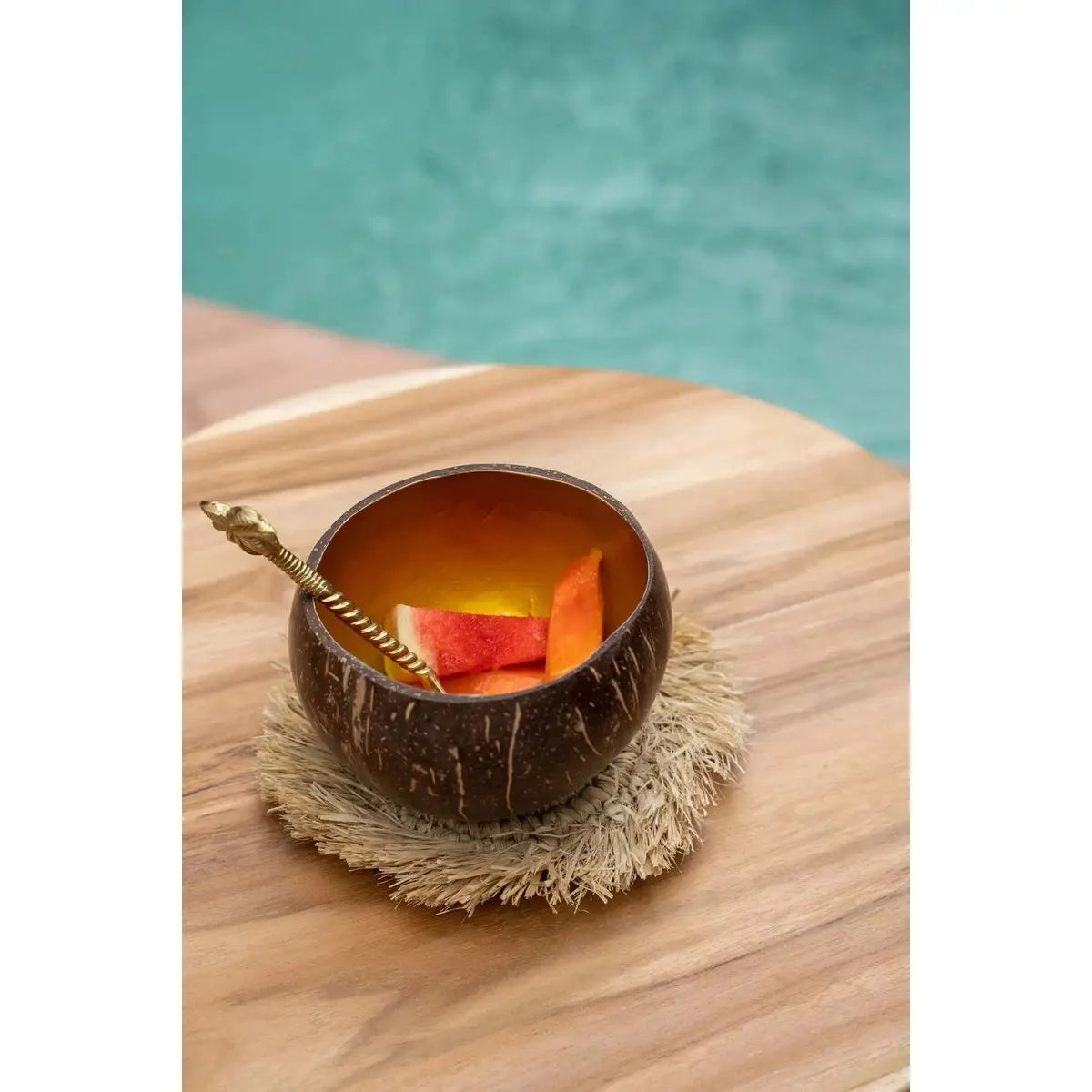 Le dessous de verre en raphia - Naturel Bazar Bizar Living