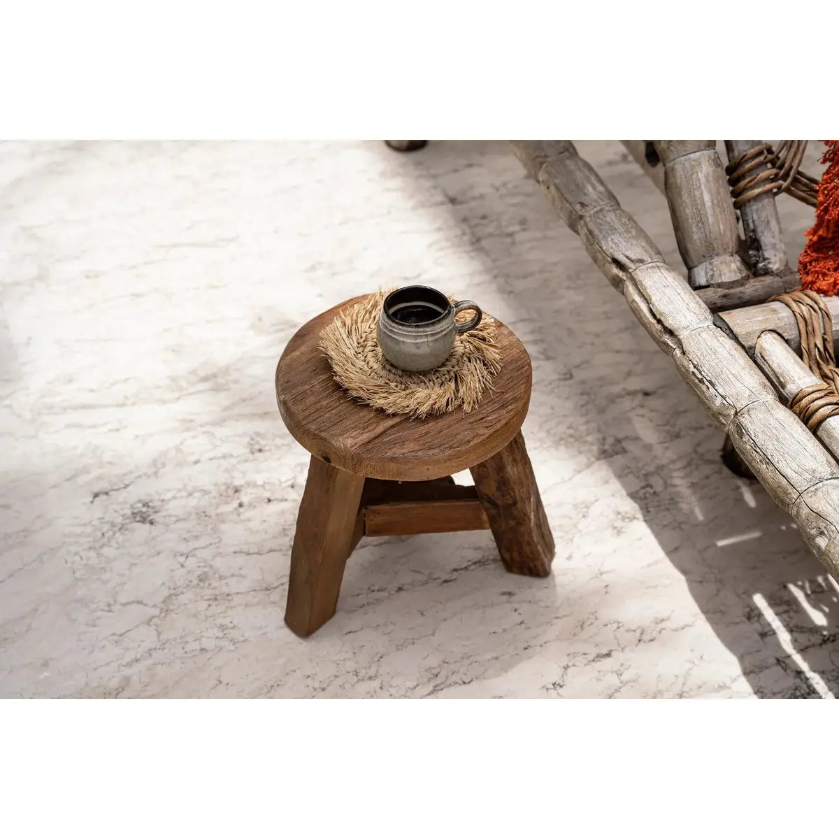 Le dessous de verre en raphia - Naturel Bazar Bizar Living