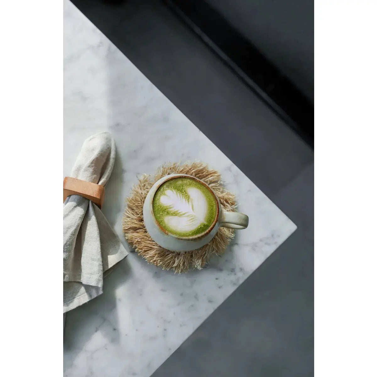 Le dessous de verre en raphia - Naturel Bazar Bizar Living