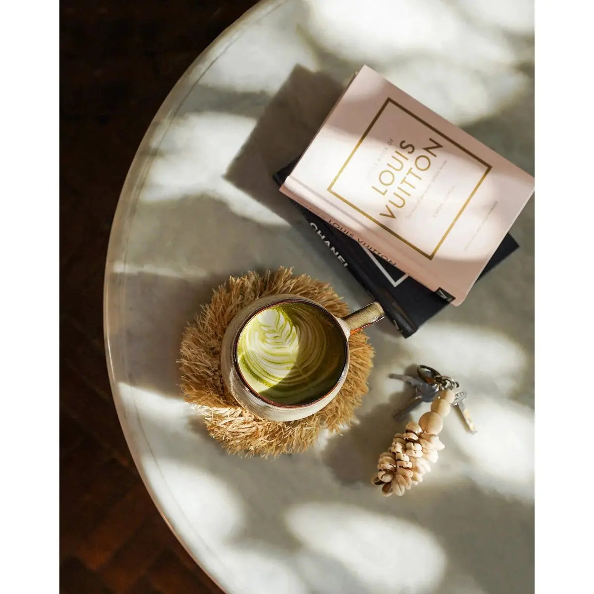 Le dessous de verre en raphia - Naturel Bazar Bizar Living