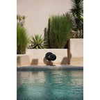 Le disque de marbre sur support - Noir - M Bazar Bizar Living