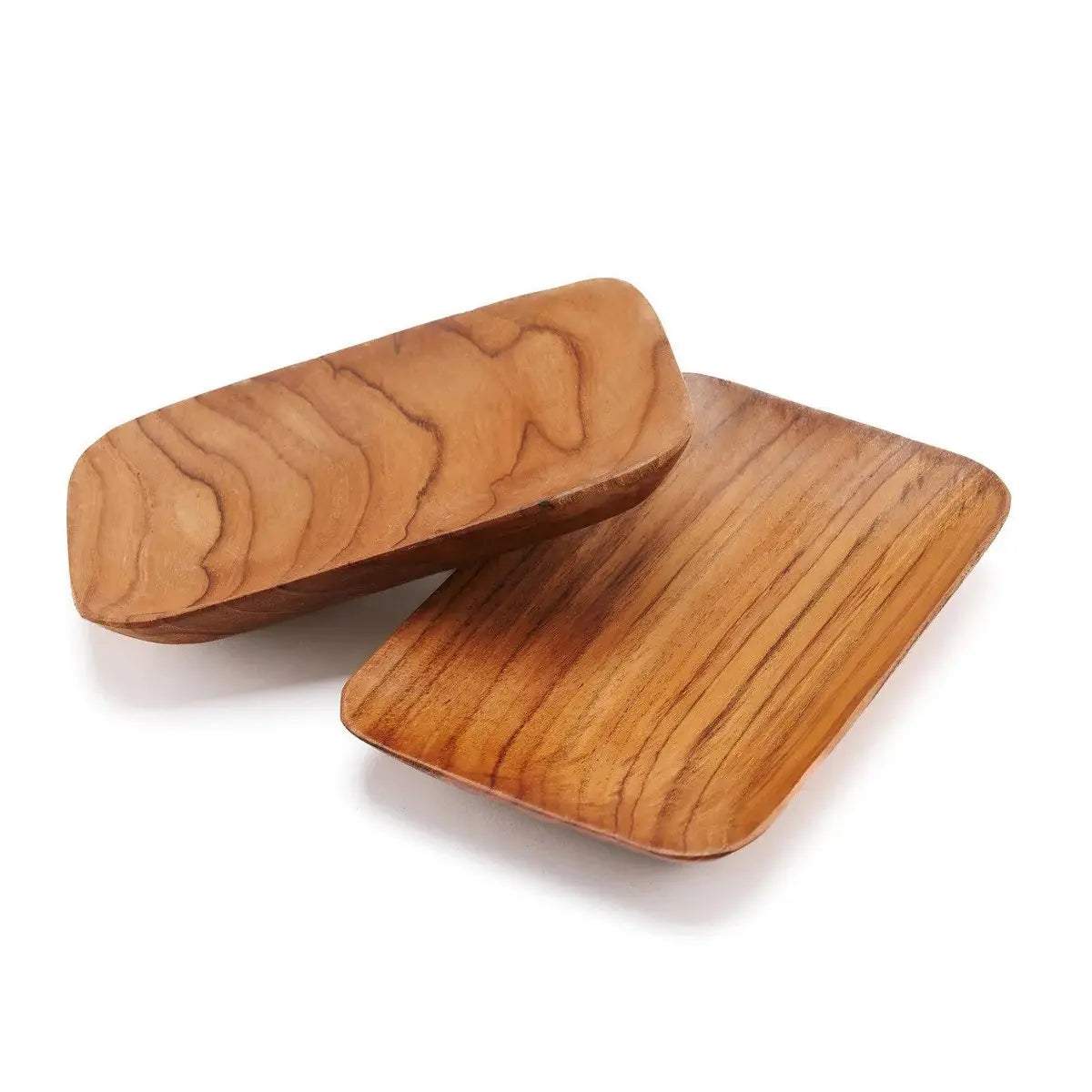 Le plat d'accompagnement en racine de teck - Rectangulaire Bazar Bizar Living
