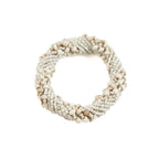 Le rond de serviette en perles - Blanc Bazar Bizar Living