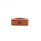 Les ronds de serviette en racine de teck Bazar Bizar Living