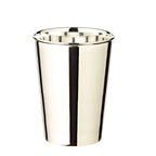 Lot de 2 mugs Mido, H 10 cm, métal argenté élégant EDZARD-SHOP.com