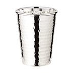 Lot de 2 mugs Mido, H 10 cm, métal argenté élégant EDZARD-SHOP.com