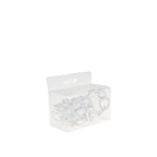 Lot de 4 ronds de serviette chaîne argent AULICA