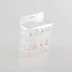 Lot de 4 ronds de serviettes diamants AULICA