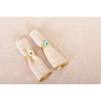 Lot de 4 ronds de serviettes mains fatma AULICA