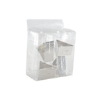 Lot de 4 ronds de serviettes triangle martelé argent AULICA