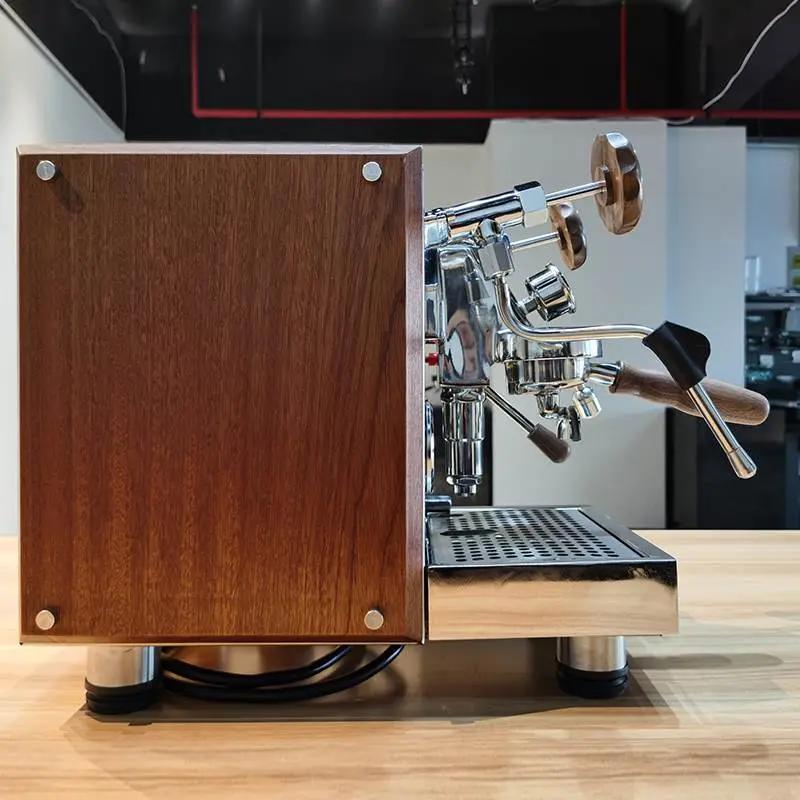 Machine café italienne semi-automatique – Cafetière espresso professionnelle rétro Dropshipman