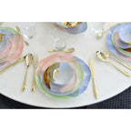 Ménagère 24 pièces coloris champagne AULICA