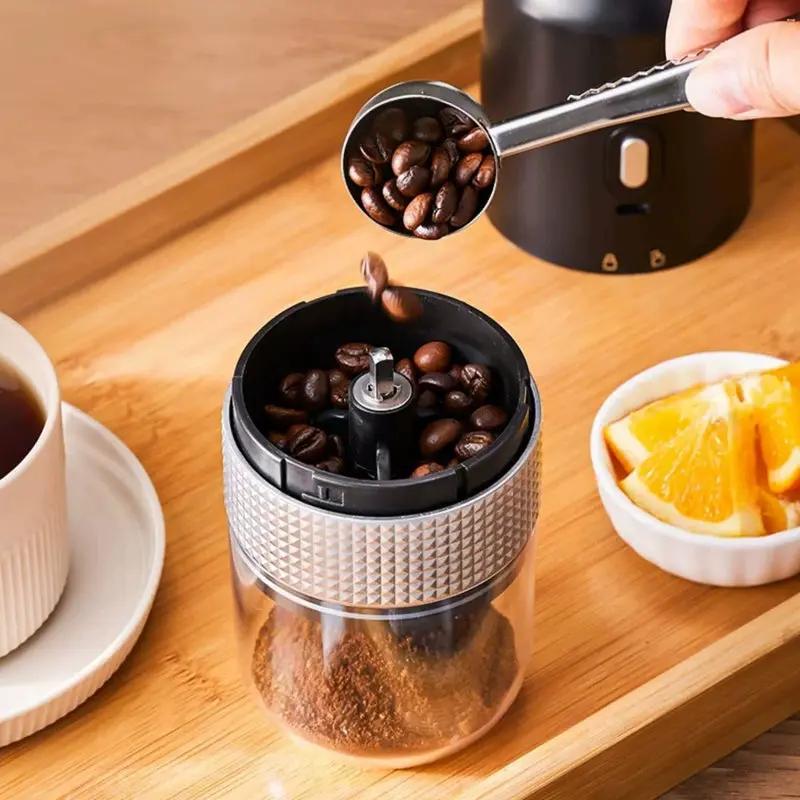 Moulin Café Électrique Céramique Portable – Broyeur Rechargeable Extérieur Dropshipman