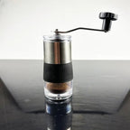 Moulin à Café Manuel Portable Premium – Broyeur Acier Inoxydable Design Moderne 12g Dropshipman