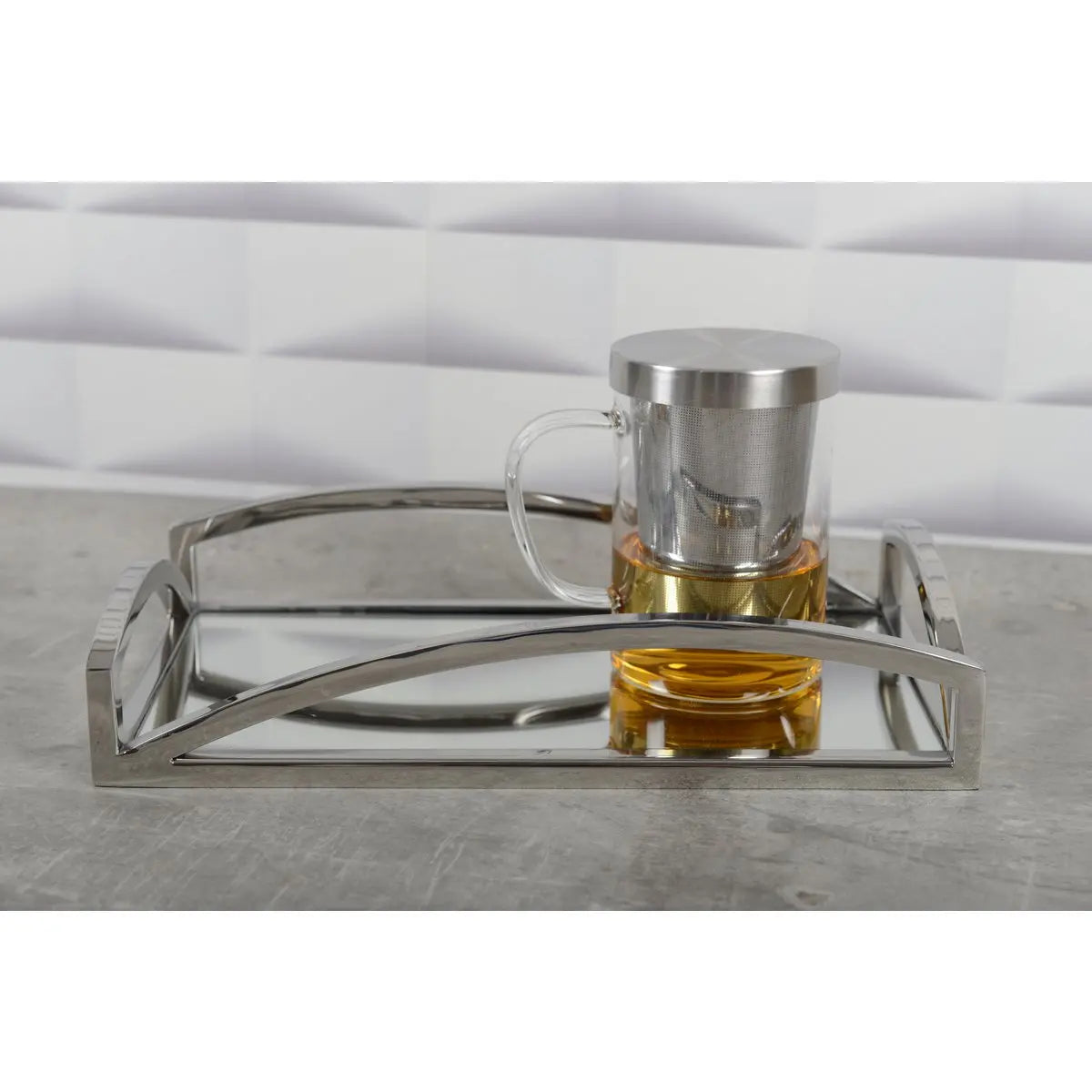 Mug 400ml avec couvercle et filtre en inox AULICA