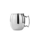 Mug inox lisse avec anse AULICA