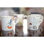 Mugs art déco 390ml - lot de 4 AULICA