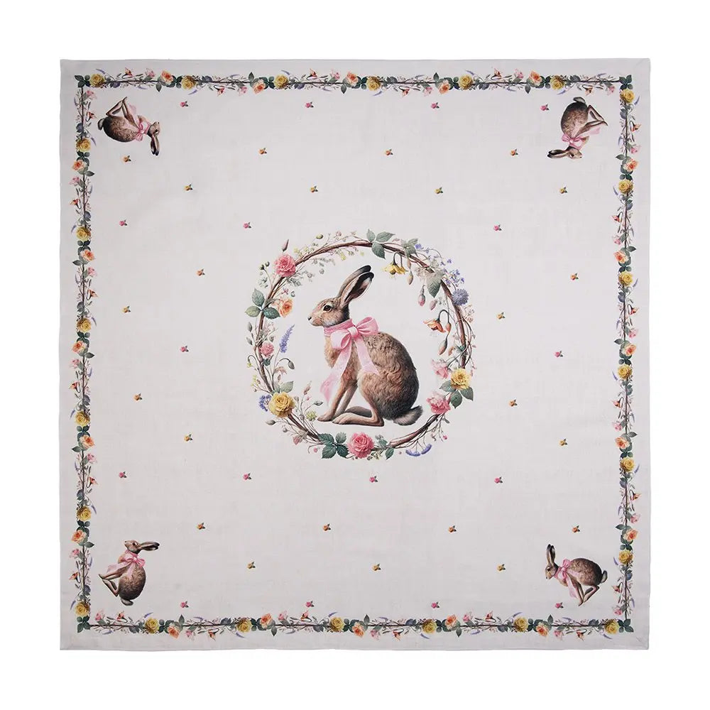 Nappe 100x100 cm Coton Beige Clayre & Eef.