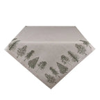 Nappe 130x180 cm Beige Vert Coton Pins Clayre & Eef.