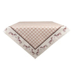 Nappes 150x150 cm nappe de coton marron Clayre & Eef.
