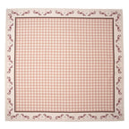 Nappes 150x150 cm nappe de coton marron Clayre & Eef.