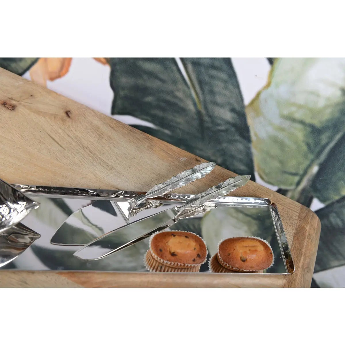 Pelle et couteau à tarte argent AULICA