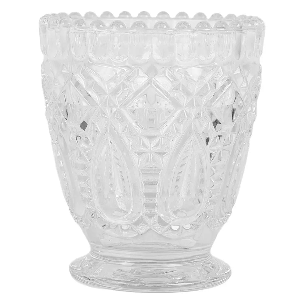 Photophore Ø 9x10 cm Verre Transparent Clayre & Eef.