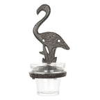 Photophore flamant rose 8x12x19 cm Clayre & Eef.