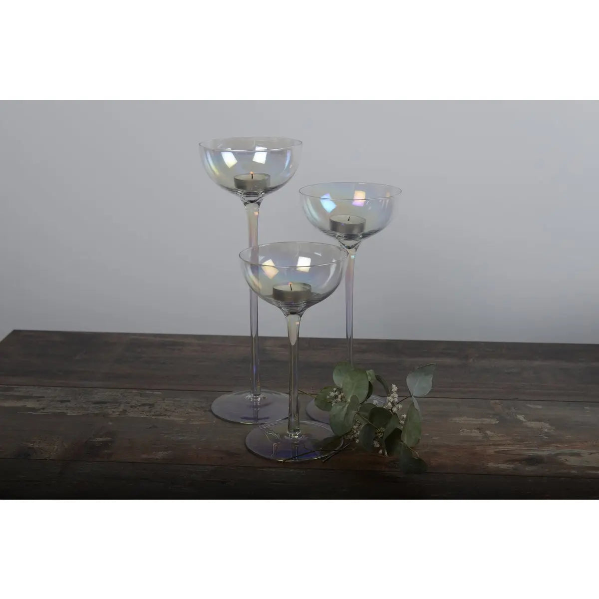 Photophore nacre - lot de 3 AULICA