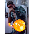 Pichet EDZARD Olivia, verre cristal soufflé à la bouche avec rebord en platine, hauteur 16 cm, capacité 1,0 litre EDZARD-SHOP.com