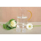 Pichet en verre avec anse jaune 1.5l AULICA