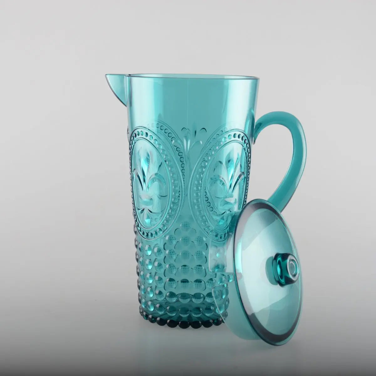 Pichet turquoise en acrylique AULICA